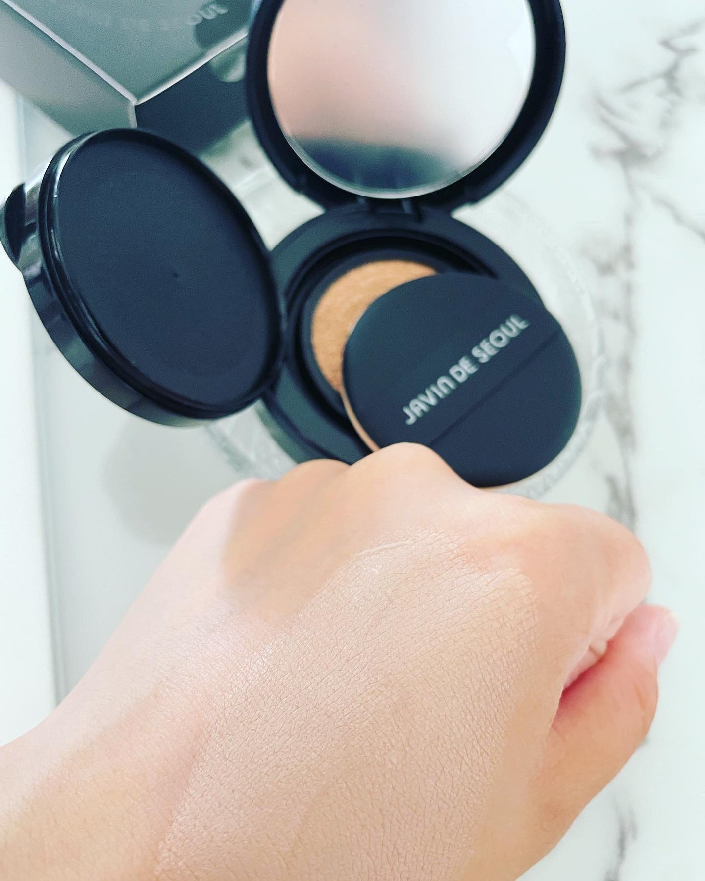 ジャビンドゥソウル ウインクファンデーションパクト/Javin De Seoul/クッションファンデーションを使ったクチコミ(3枚目)
