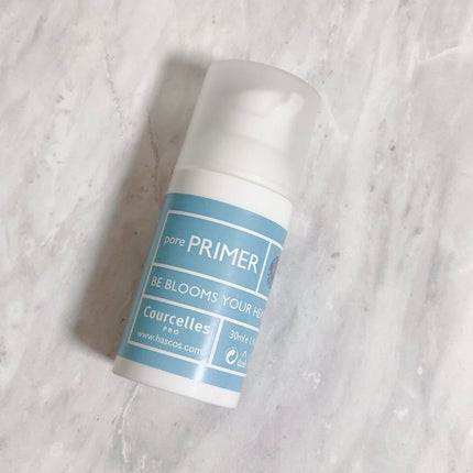 Courcelles ポアプライマーのクチコミ「韓国のメイクさんや宮脇咲良さんが愛用しているクーセルのポアプライマーをご紹介します✨
特徴は.....」(1枚目)