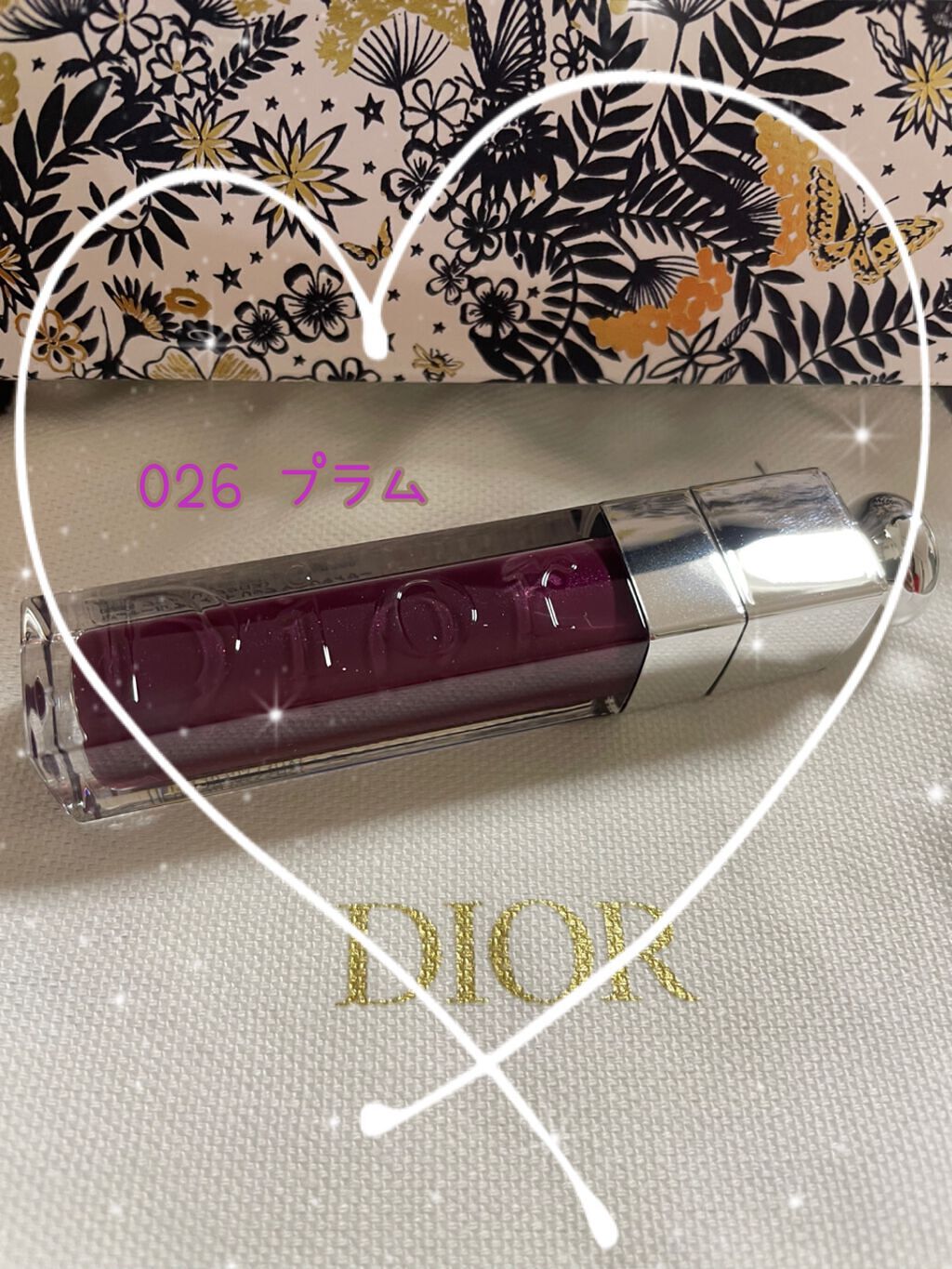 【旧】ディオール アディクト リップ マキシマイザー 026 プラム/Dior/リップグロスを使ったクチコミ（1枚目）
