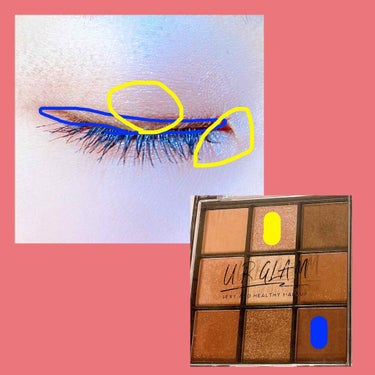 U R GLAM UR GLAM　BLOOMING EYE COLOR PALETTEのクチコミ「一重メイク(アイプチ無し・カラコン無し)

ユーアーグラムでオレンジメイクです^ ^

★━━.....」（3枚目）