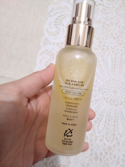 ダルバ ホワイトトリュフファーストスプレーセラム/ダルバ/ミスト状化粧水を使ったクチコミ(3枚目)
