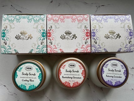 ヘッドスクラブ リプレニッシング(ゼラニウム)/SABON/ヘッドスクラブを使ったクチコミ(1枚目)