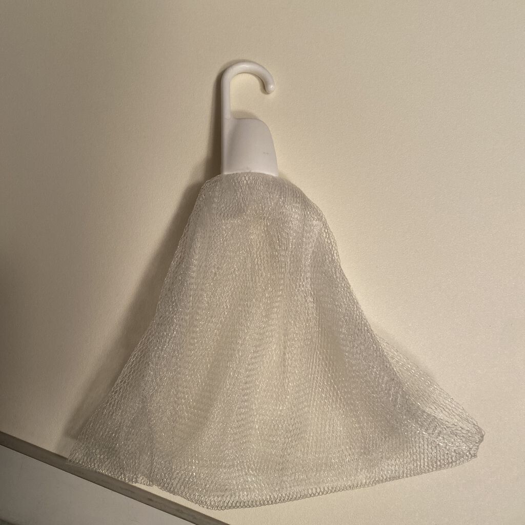 オーガンジー洗顔ネット/セリア/その他スキンケアグッズを使ったクチコミ（3枚目）