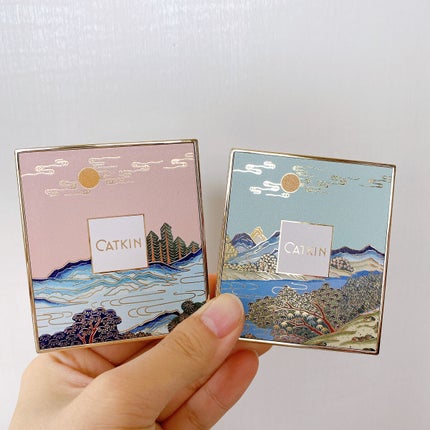 西江月・長相思 フェイスカラー/CATKIN/パウダーチークを使ったクチコミ(1枚目)