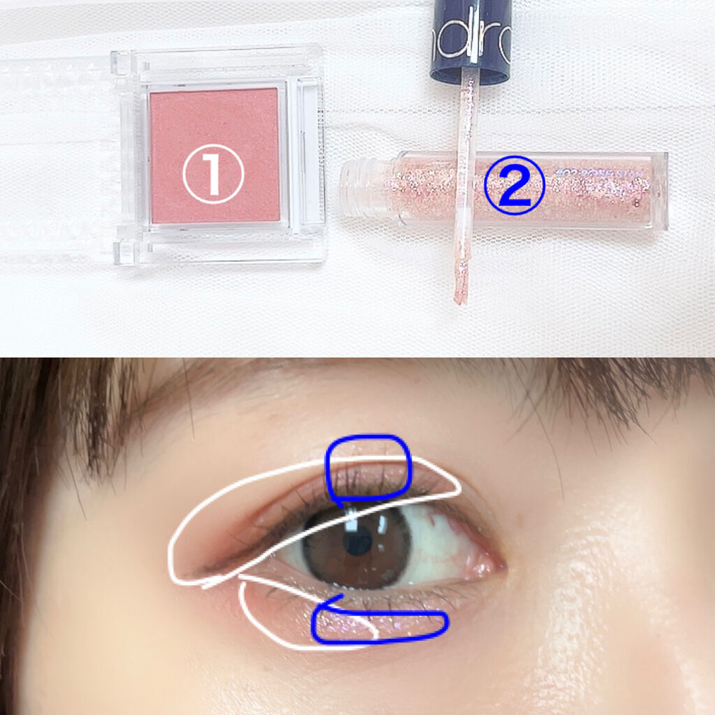 シングルカラーアイシャドウ/CEZANNE/単色アイシャドウを使ったクチコミ（3枚目）