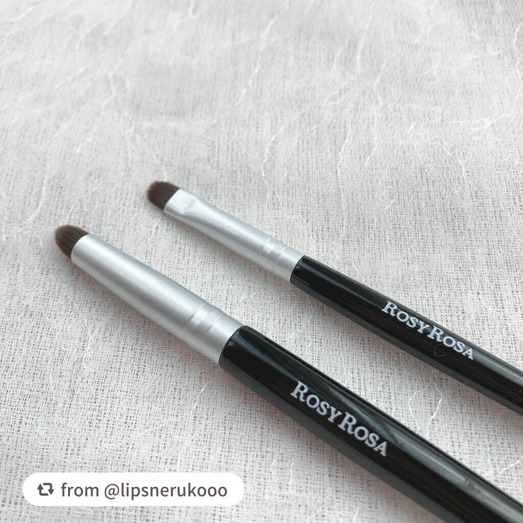 ポイントメイクアップブラシセット/ロージーローザ/メイクブラシを使ったクチコミ(3枚目)