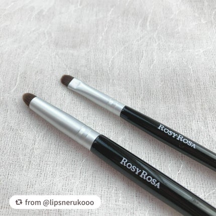 ポイントメイクアップブラシセット/ロージーローザ/メイクブラシを使ったクチコミ(3枚目)