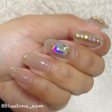 ネイル工房 ラフィネクリアジェルのクチコミ「ネイル工房(@nailkoubou)
ラフィネクリア 09
×
オーロラパーツ達

ナチュラル.....」（3枚目）