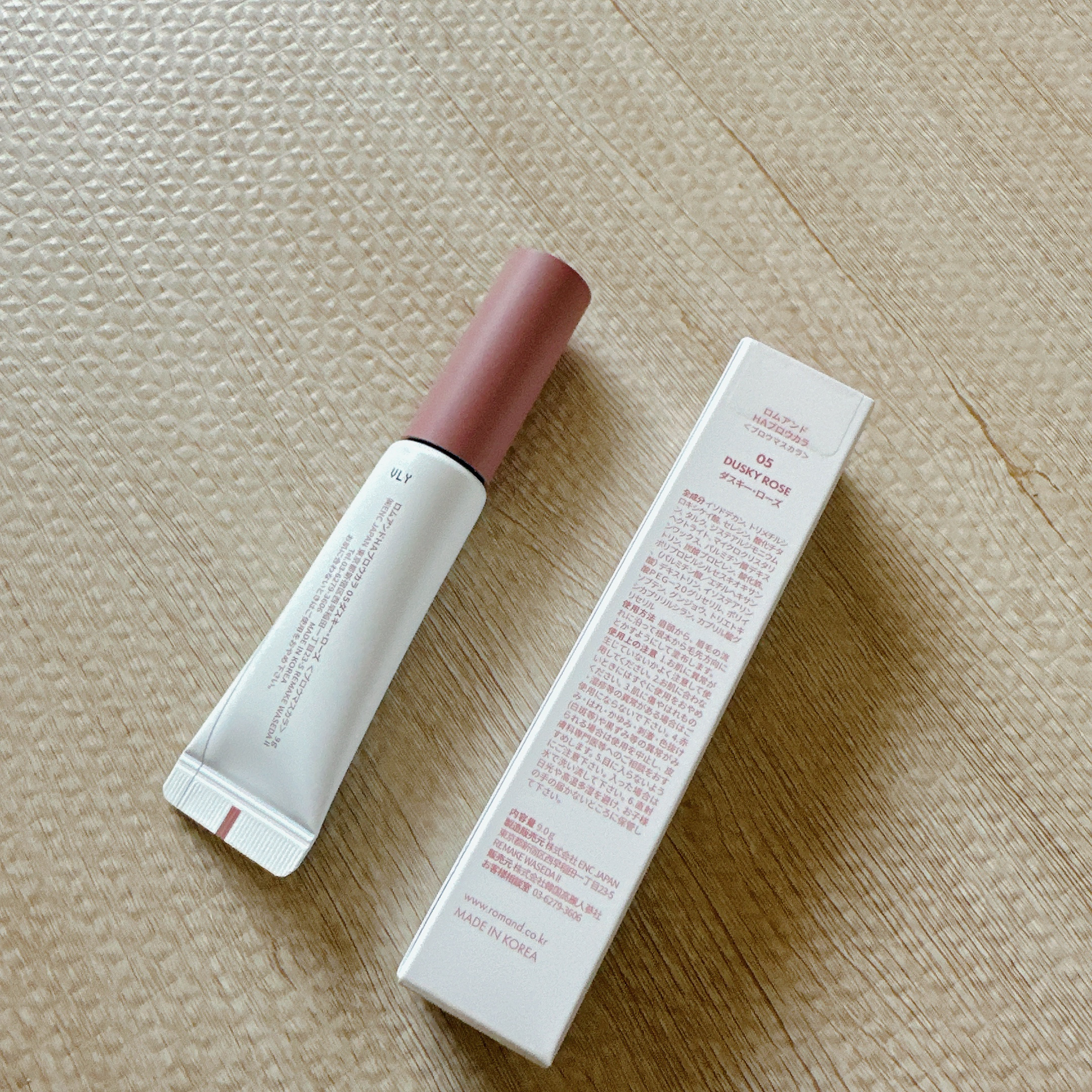 ハンオールブロウカラ/rom&nd/眉マスカラを使ったクチコミ（3枚目）