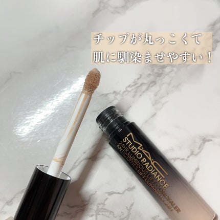 #270S ミニ ラウンド スラント ブラシ/M・A・C/メイクブラシを使ったクチコミ(4枚目)