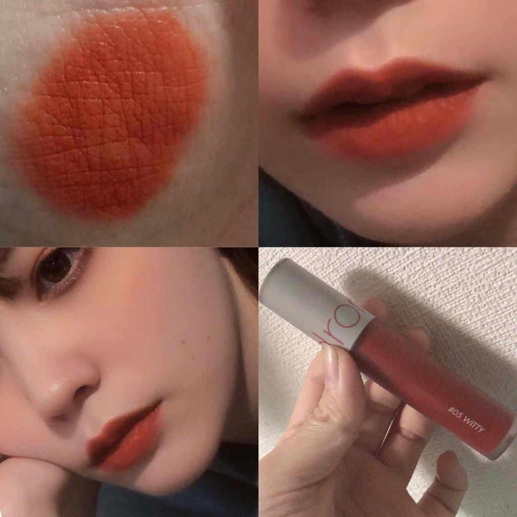 ゼロベルベットティント/rom&nd/リップティントを使ったクチコミ（2枚目）