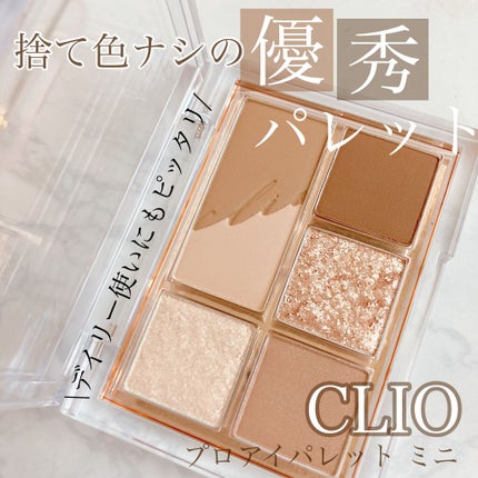 プロ アイパレット ミニ/CLIO/アイシャドウパレットを使ったクチコミ(1枚目)