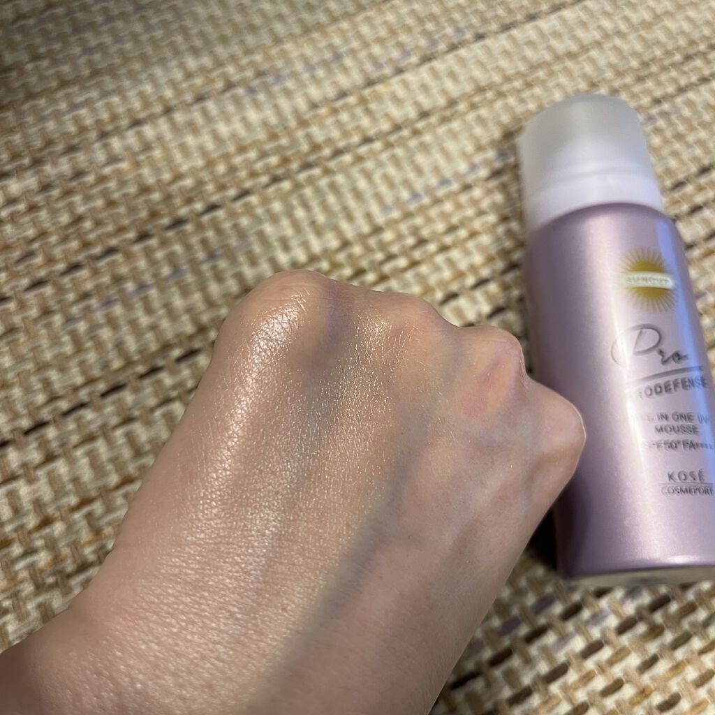 プロディフェンス オールインワンUV ムース/サンカット®/日焼け止めクリームを使ったクチコミ（3枚目）
