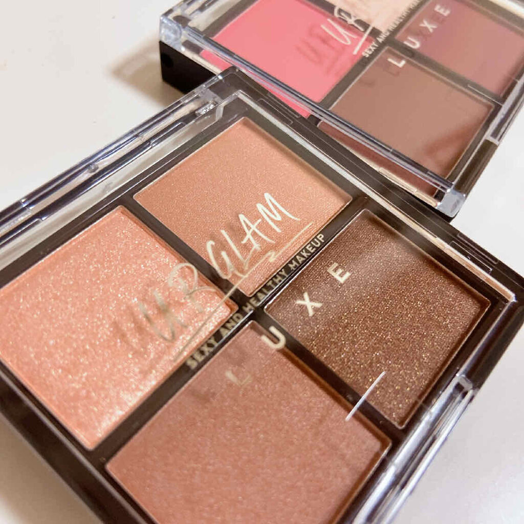 UR GLAM LUXE　4 COLORS EYESHADOW PALLET/U R GLAM/アイシャドウパレットを使ったクチコミ（2枚目）