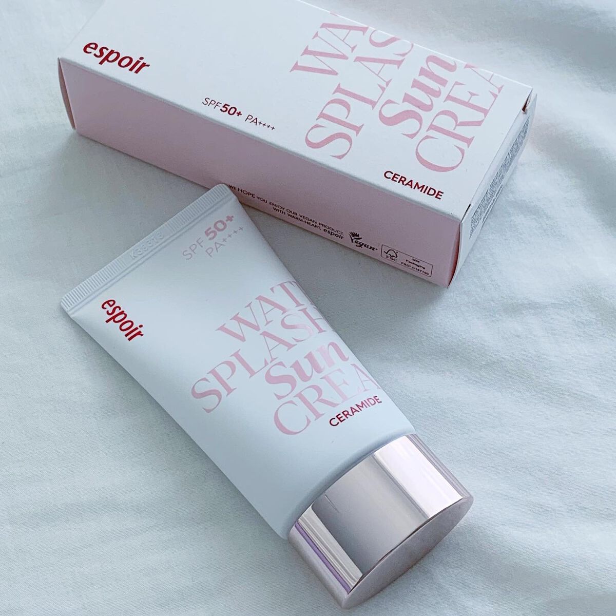 ウォータースプラッシュサンクリーム セラミド/espoir/日焼け止めクリームを使ったクチコミ(1枚目)