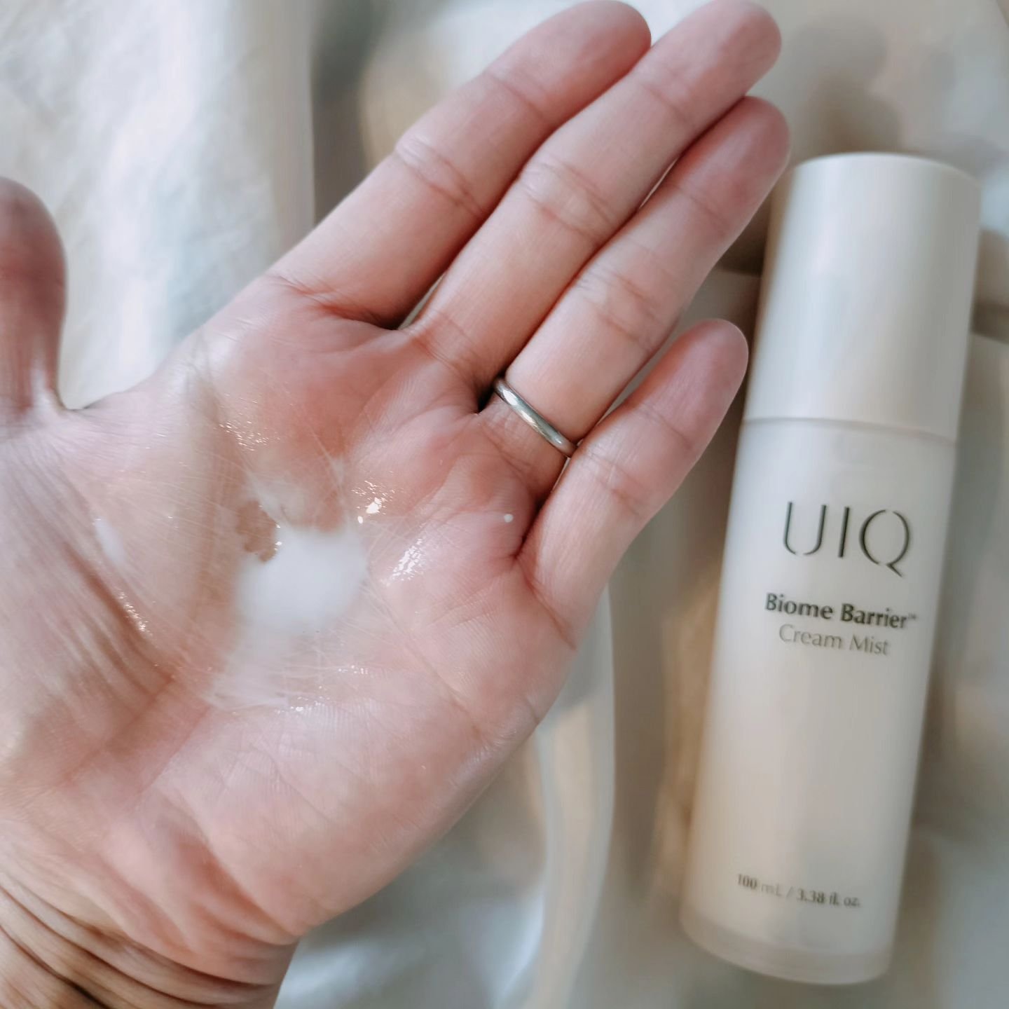 バイオームバリア クリームミスト/UIQ/ミスト状化粧水を使ったクチコミ（2枚目）