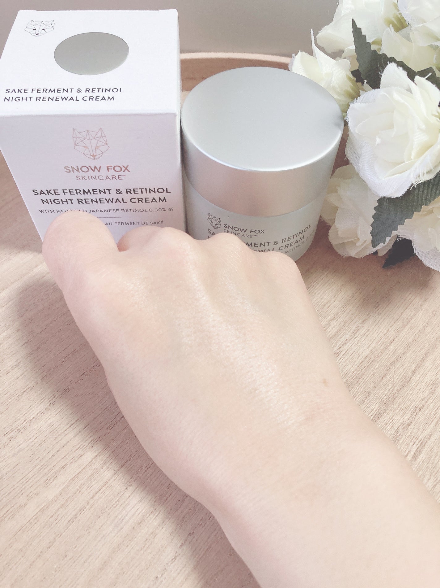 SAKE ナイトクリーム/SNOW FOX SKINCARE/フェイスクリームを使ったクチコミ(6枚目)