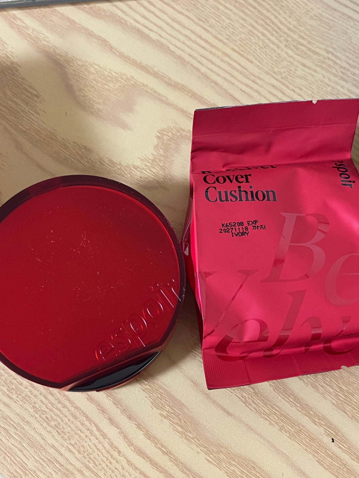 ビーベルベットカバークッション/espoir/クッションファンデーションを使ったクチコミ(2枚目)