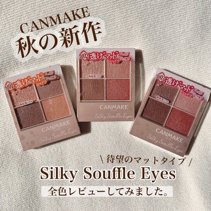 シルキースフレアイズ(マットタイプ)/キャンメイク/アイシャドウパレットを使ったクチコミ(1枚目)