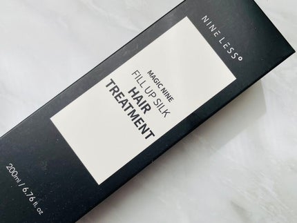 Magic Nine Fill Up Silk Hair Treatment/NINELESS/洗い流すヘアトリートメントを使ったクチコミ(3枚目)