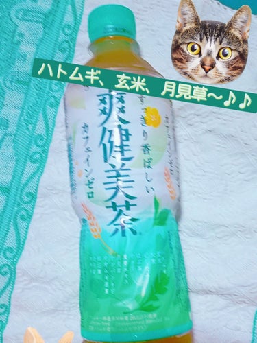 日本コカ・コーラ 爽健美茶のクチコミ「今日のドリンク🌈🌈🌈🌈🌈

「ハトムギ、玄米、月見草、爽健美茶～♪♪」

最近ノンカフェインに.....」（1枚目）