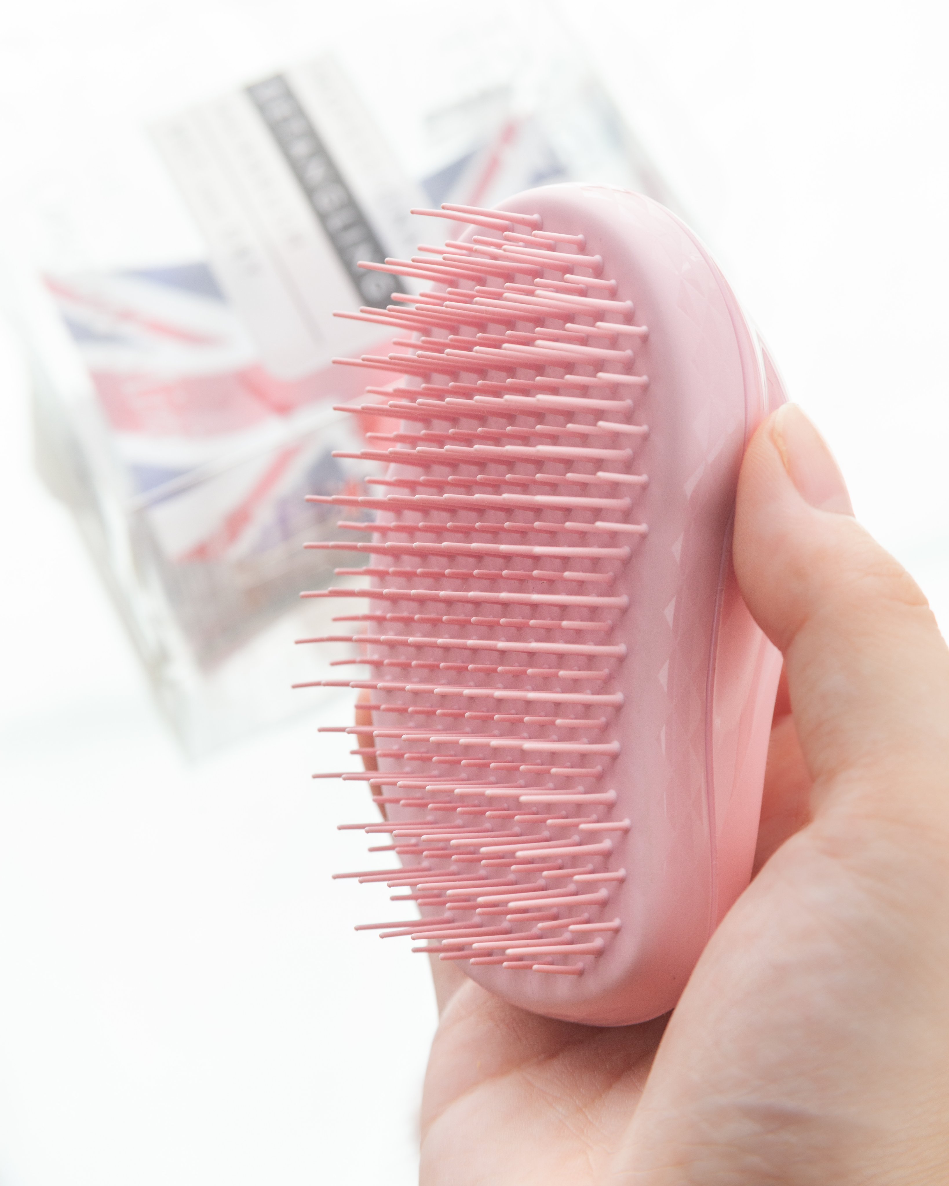 ザ・オリジナル ミニ ベビーピンク/TANGLE TEEZER/ヘアブラシを使ったクチコミ（3枚目）
