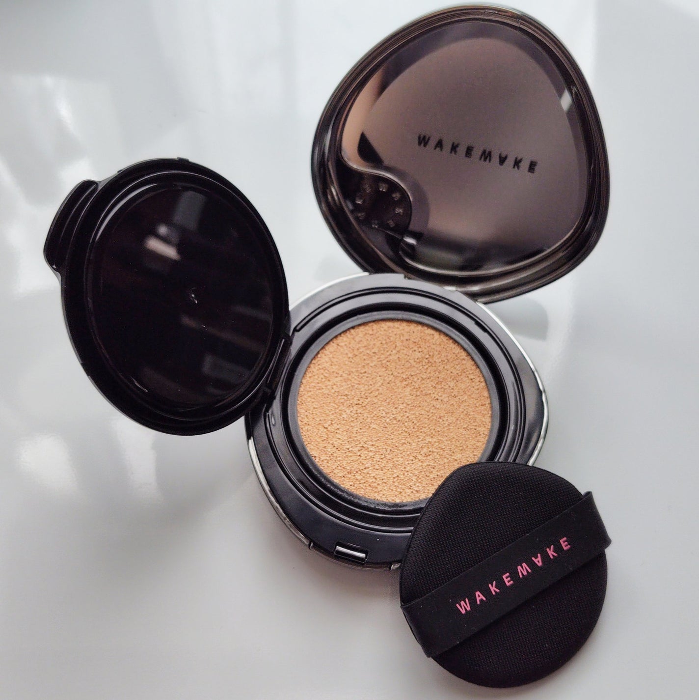 ウォーターベルベットカバークッション/wakemake/クッションファンデーションを使ったクチコミ(2枚目)