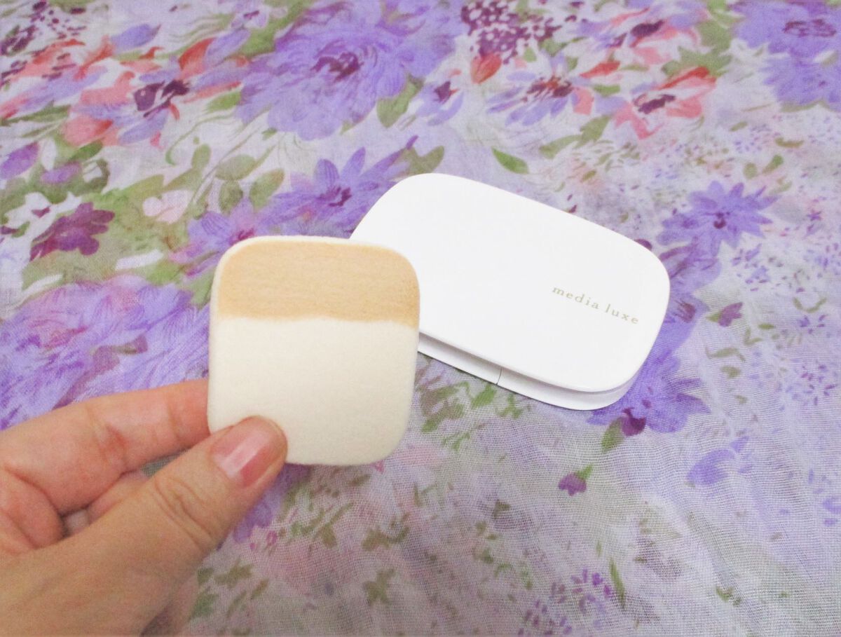 パウダーファンデーション/media luxe/パウダーファンデーションを使ったクチコミ(3枚目)