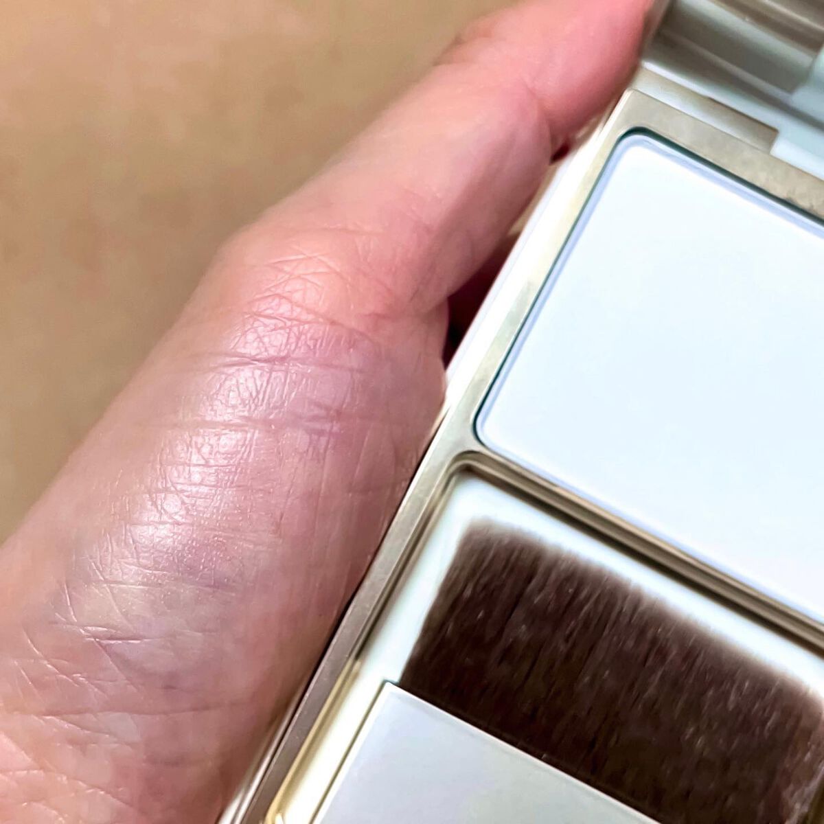 シルクフィット セッティングパウダー/RMK/プレストパウダーを使ったクチコミ（2枚目）