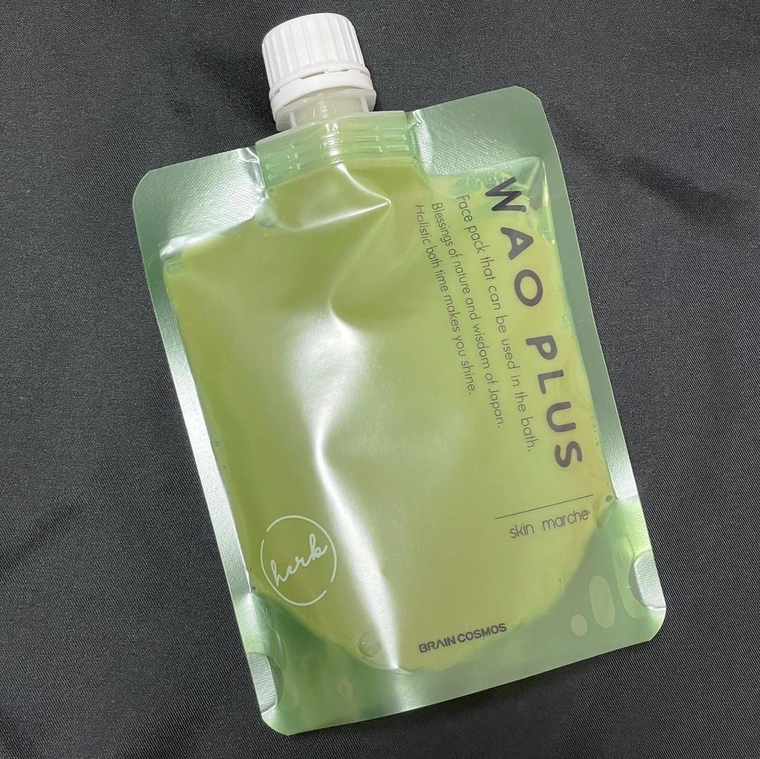 skinmarche WAOPLUS ハートリーフマグワートブースターマスク/ブレーンコスモス/洗い流すパック・マスクを使ったクチコミ(5枚目)