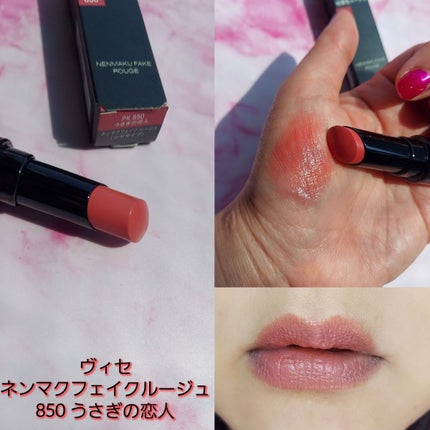 ネンマクフェイク ルージュ/Visée/口紅を使ったクチコミ(3枚目)