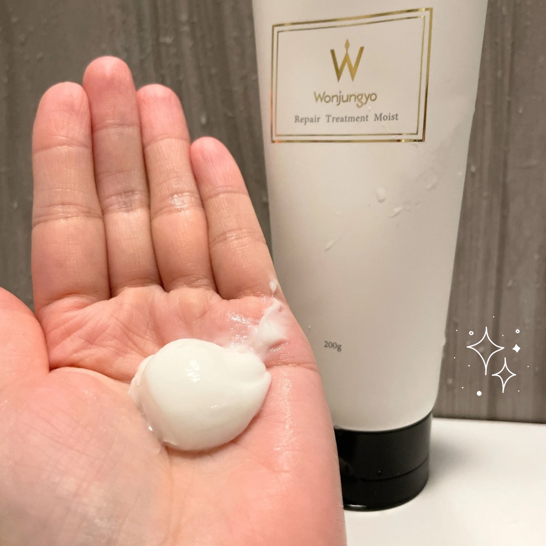 ウォンジョンヨ リペアシャンプー モイスト／リペアトリートメント モイスト/Wonjungyo/市販シャンプーを使ったクチコミ（3枚目）