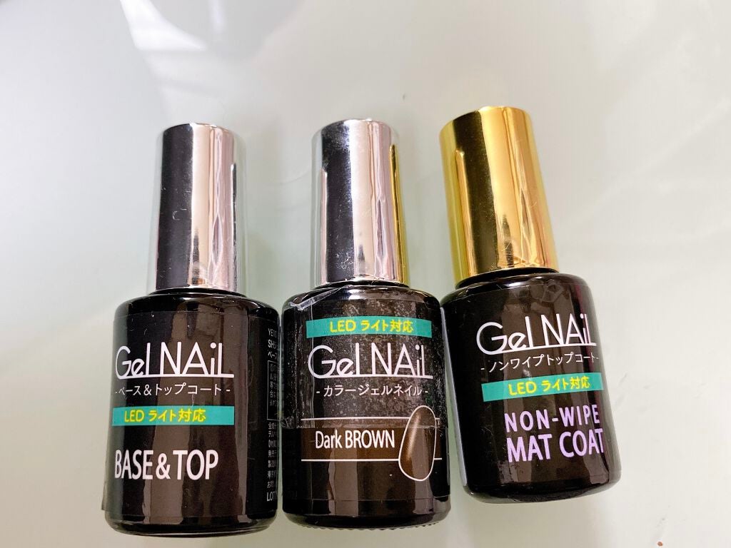 ジェルネイル(ライト対応)/セリア/ジェルネイルを使ったクチコミ(2枚目)