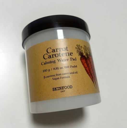 キャロットカロテン カーミングウォーターパッド/SKINFOOD/トナーパッドを使ったクチコミ（2枚目）