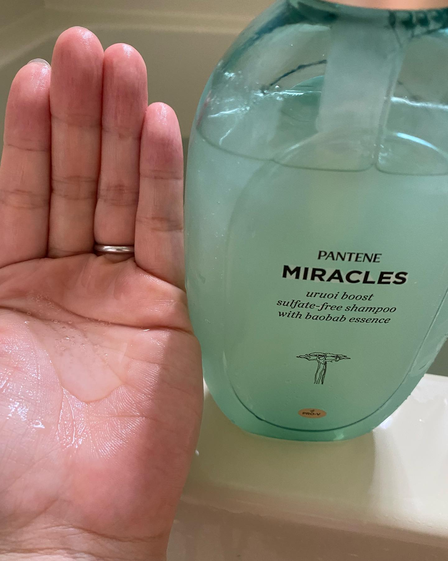 ミラクルズ うるおいブースト シャンプー/トリートメント/パンテーン/市販シャンプーを使ったクチコミ（2枚目）