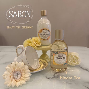 シャワーオイル ミモザティー/SABON/ボディソープを使ったクチコミ（1枚目）