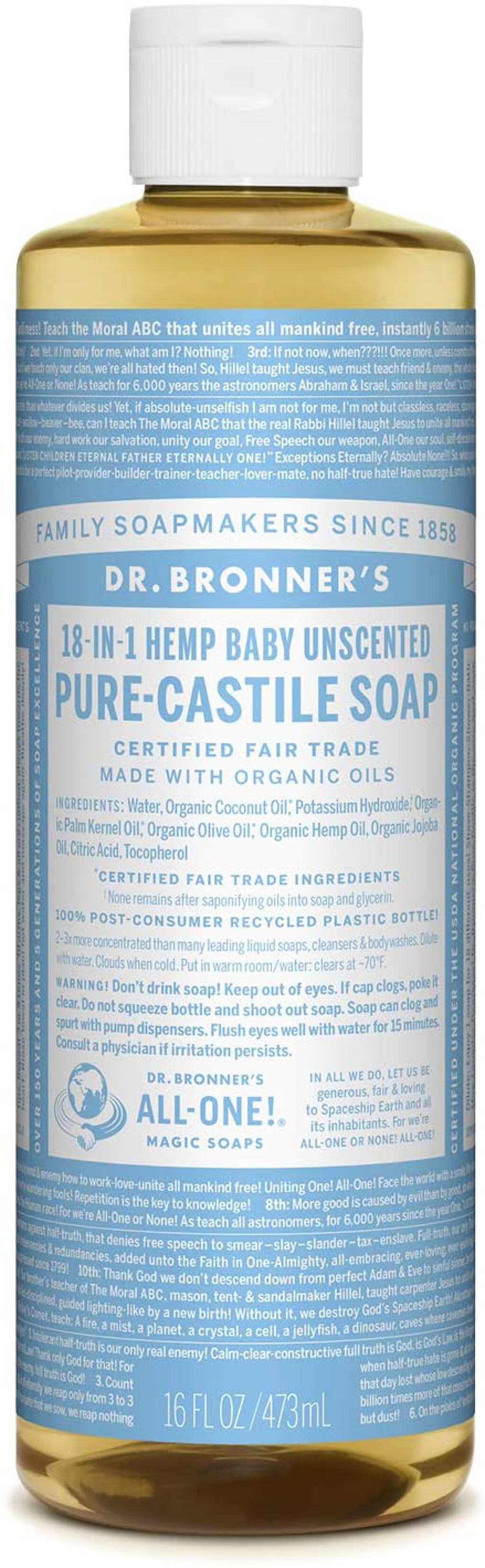 マジックソープ ベビーマイルド  香りなし 472ml