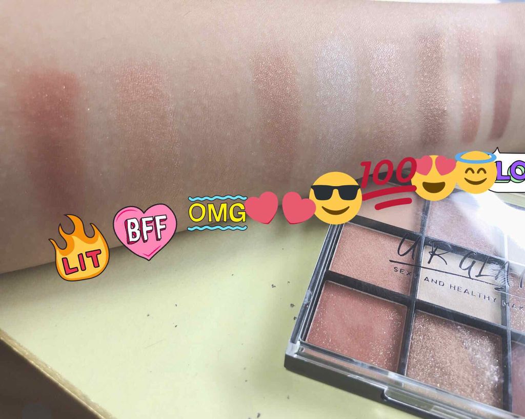 UR GLAM　BLOOMING EYE COLOR PALETTE/U R GLAM/アイシャドウパレットを使ったクチコミ（3枚目）