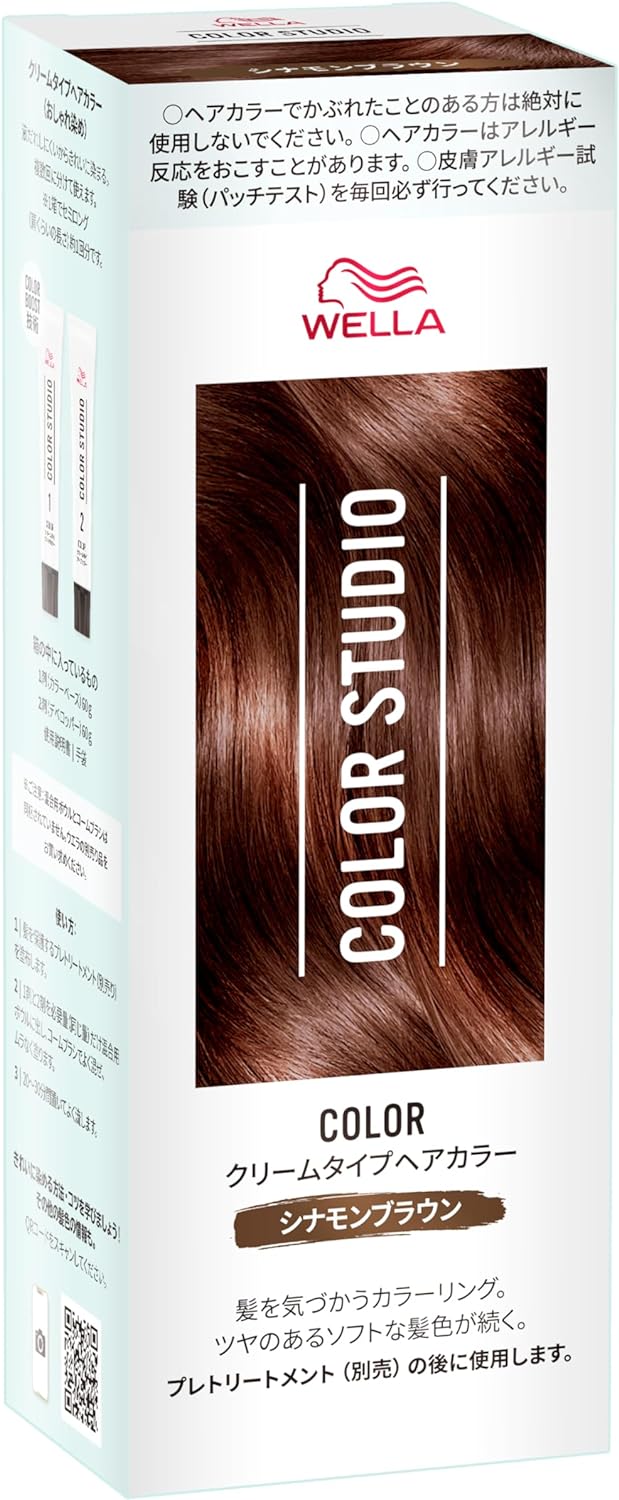 ウエラ カラースタジオ クリームタイプヘアカラー シナモンブラウン