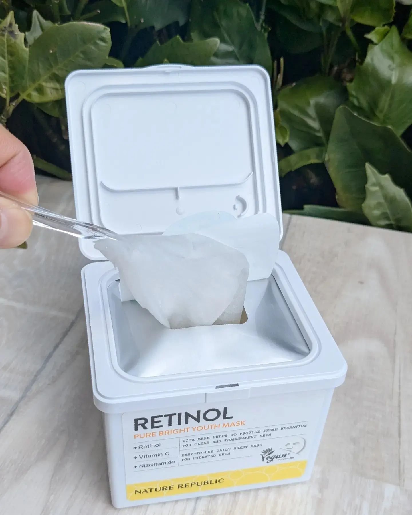 キューブマスク レチノール/ネイチャーリパブリック/シートマスク・パックを使ったクチコミ（2枚目）
