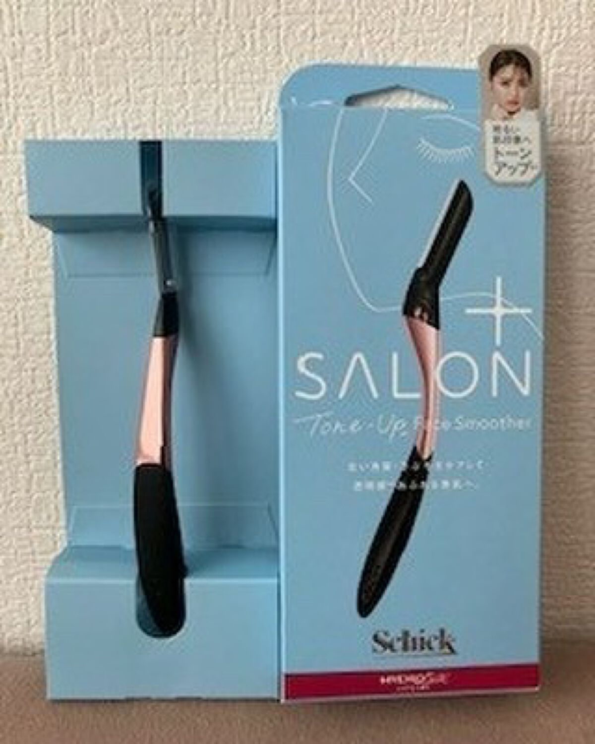 サロンプラス トーンアップ フェイススムーサー ホルダー（刃付き）/サロンプラス/シェーバーを使ったクチコミ（1枚目）