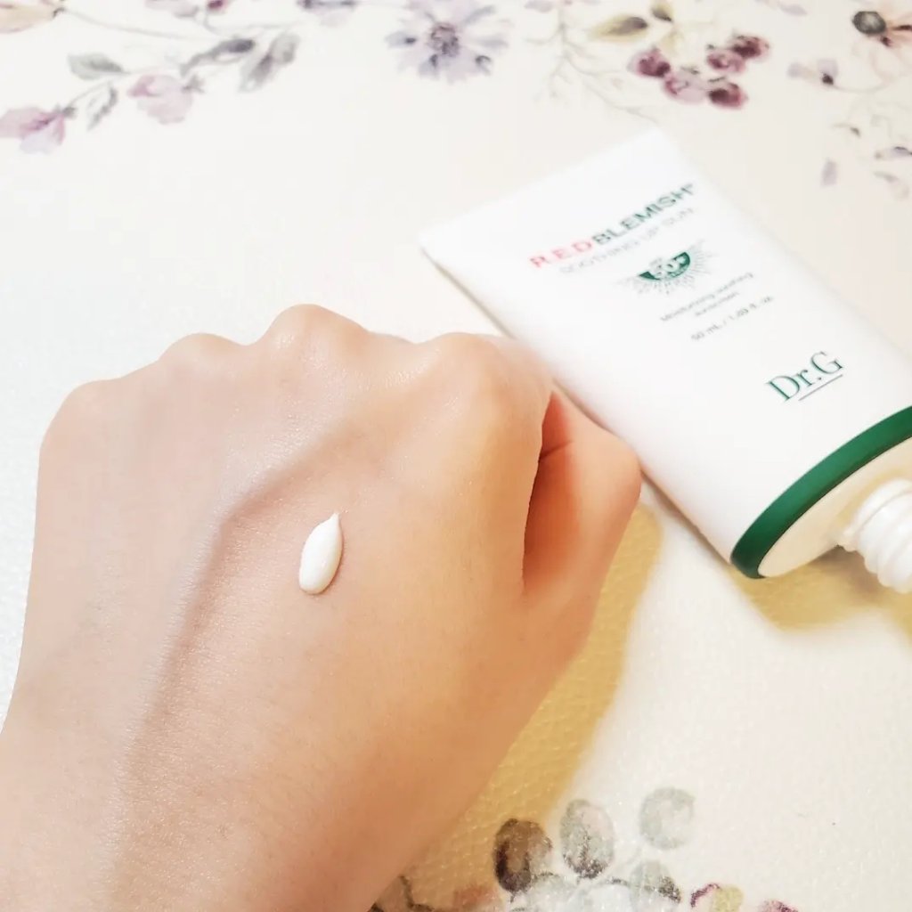 レッドブレミッシュスージングアップサン/Dr.G/日焼け止めクリームを使ったクチコミ（2枚目）