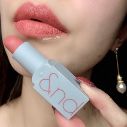 ゼログラムマットリップスティック/rom&nd/口紅を使ったクチコミ(4枚目)