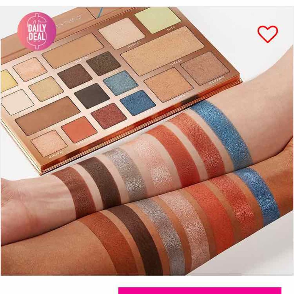 Desert Oasis Highlighter & Eyshadow Palette/bh cosmetics/アイシャドウパレットを使ったクチコミ（3枚目）