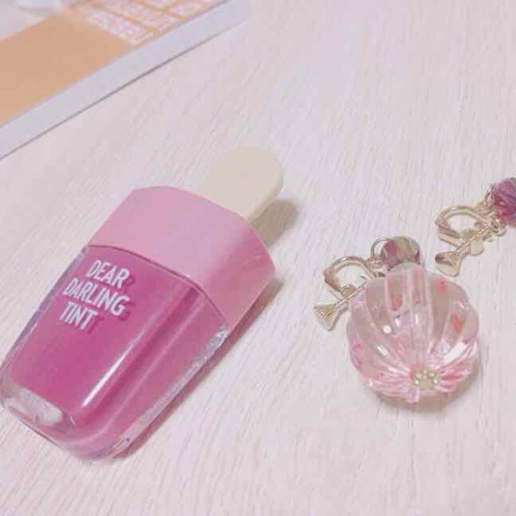 ディアダーリン ウォータージェルティント （アイスティント）/ETUDE/口紅を使ったクチコミ（1枚目）