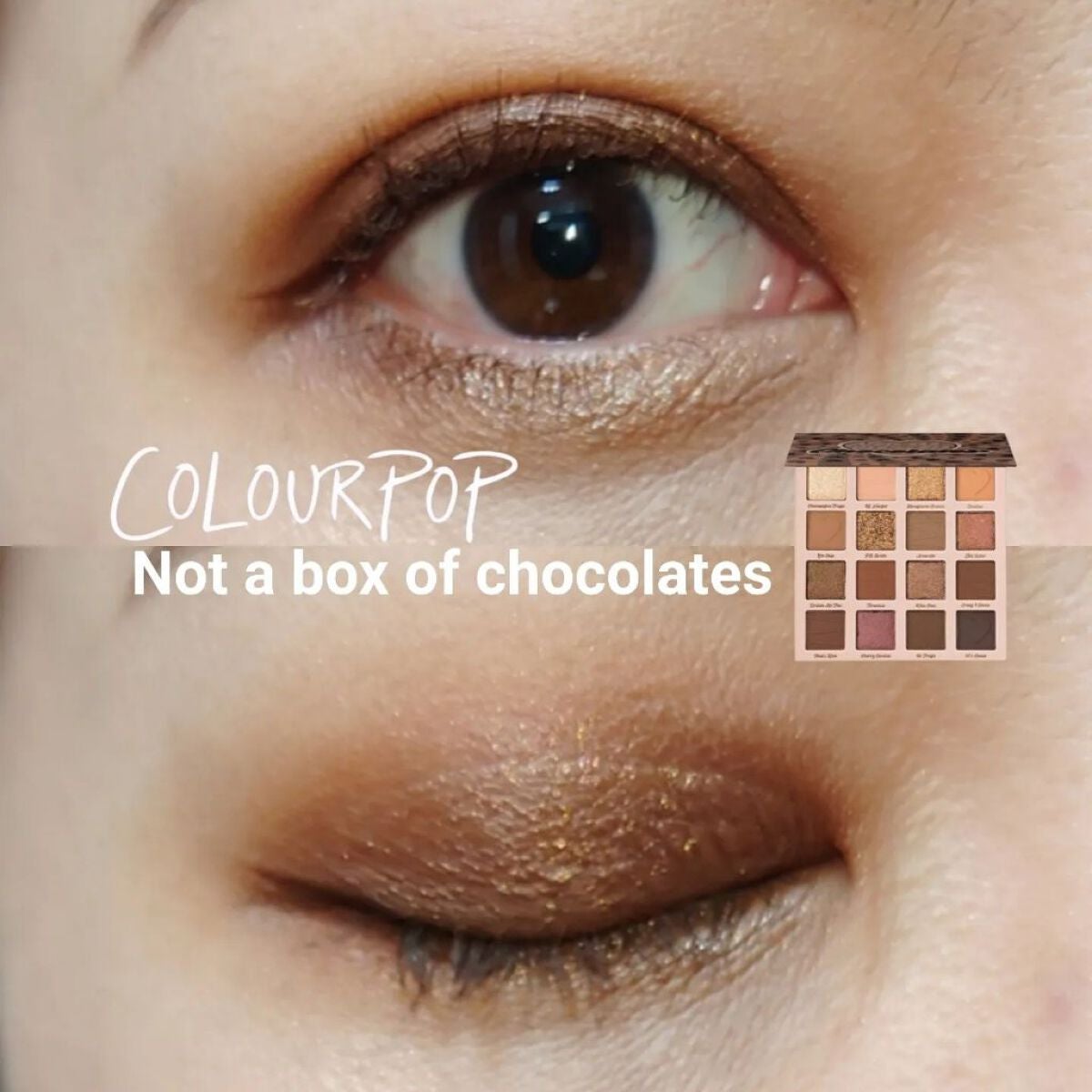 Not a box of chocolates/ColourPop/アイシャドウパレットを使ったクチコミ(1枚目)