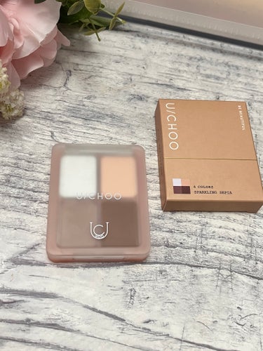 U/CHOO GLAM EYE SHADOWのクチコミ「宇野ちゃんプロデュースアイシャドウ
U/CHOO(ユーチュー) GLAM EYE SHADOW.....」（1枚目）