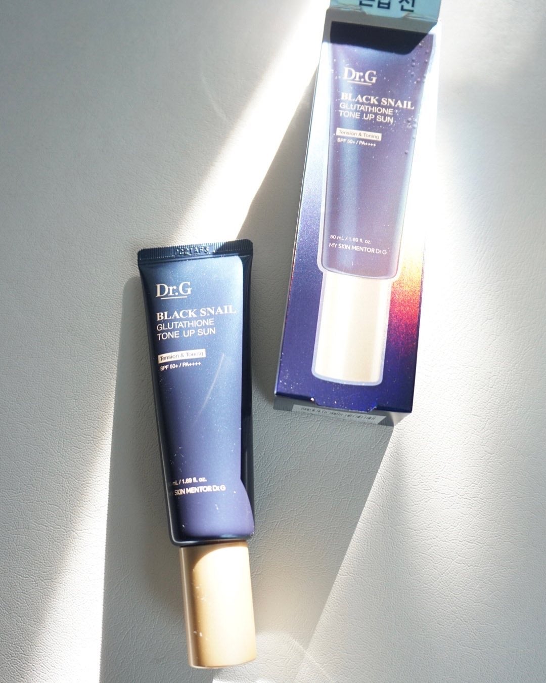ブラックスネイルグルタチオントーンアップサン/Dr.G/日焼け止めクリームを使ったクチコミ(2枚目)