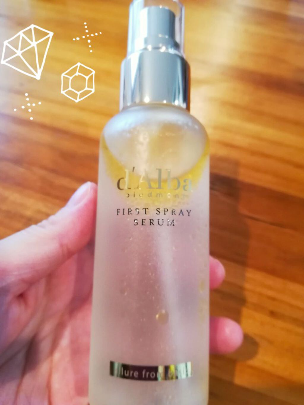 ダルバ ホワイトトリュフファーストスプレーセラム/ダルバ/ミスト状化粧水を使ったクチコミ（1枚目）