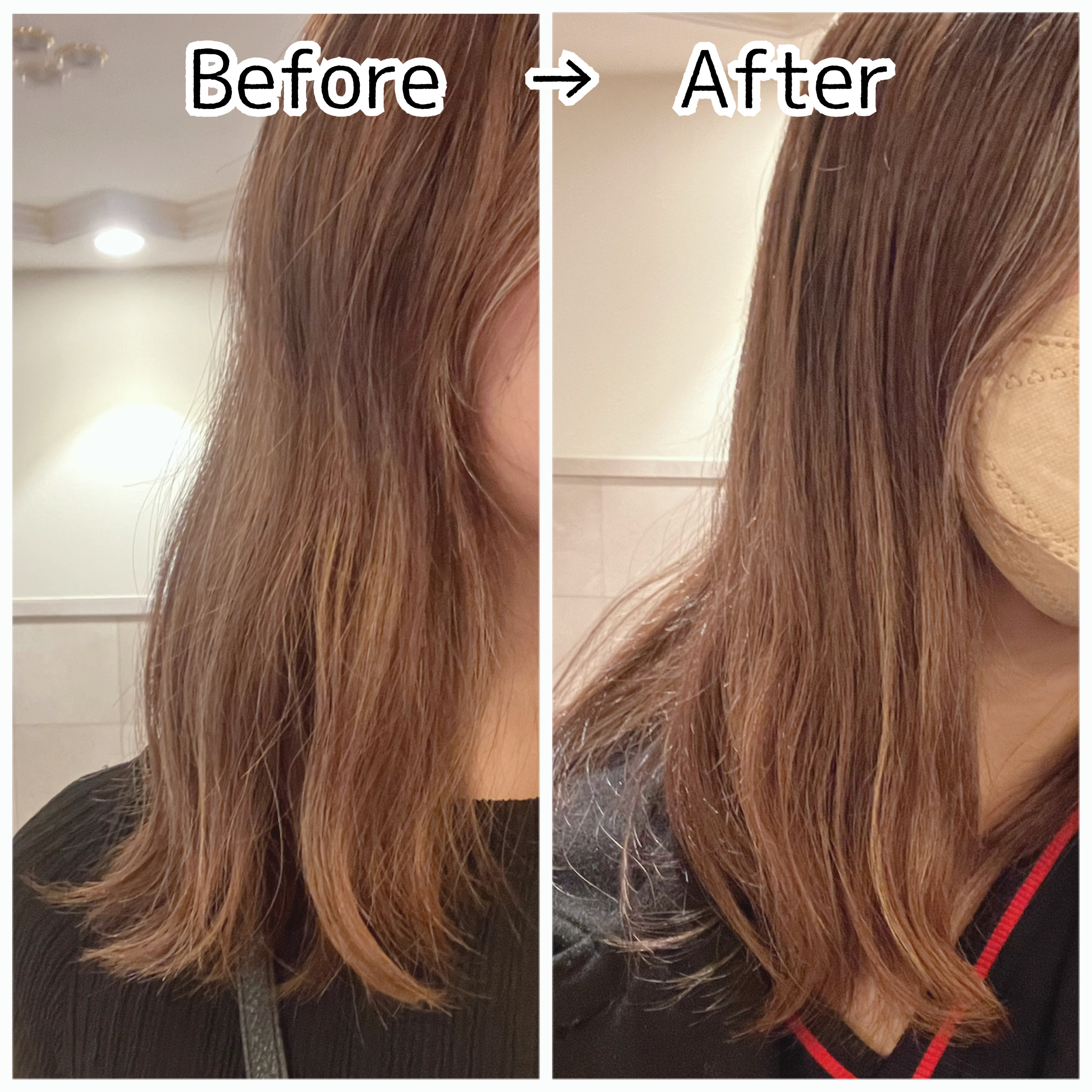 クンダル マカダミア ウルトラヘアセラム /KUNDAL/ヘアオイルを使ったクチコミ（3枚目）